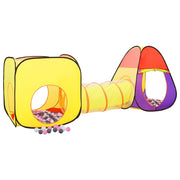 Tenda da gioco per bambini con 250 palline multicolori 255x80x100 cm 02_0005188