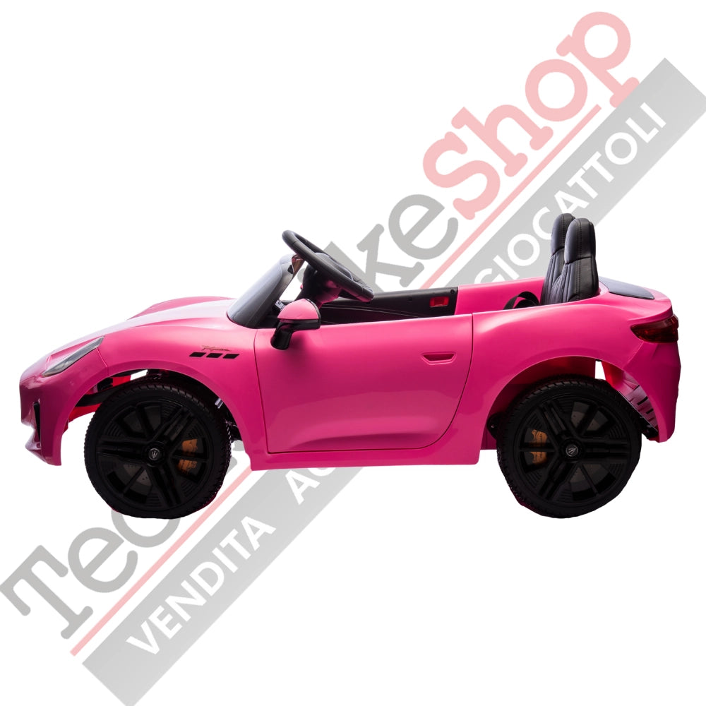 Auto Elettrica Per Bambini Maserati Folgore 12V-Rosa