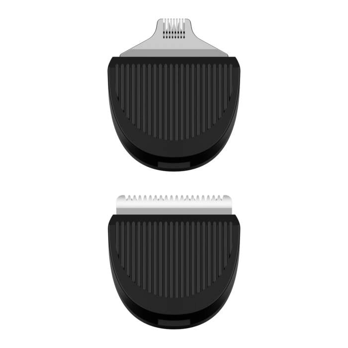Regolabarba ricaricabile con 6 pettini, display LED e autonomia 90 minuti, per barba e basette con ricarica USB - Sogo