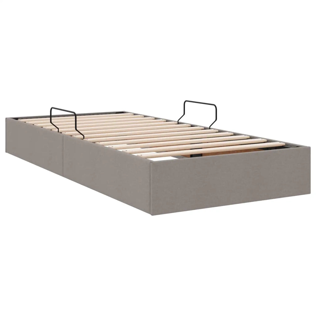 Letto ottomano con archiviazione Talpa 100 x 200 cm Tessuto 3442805