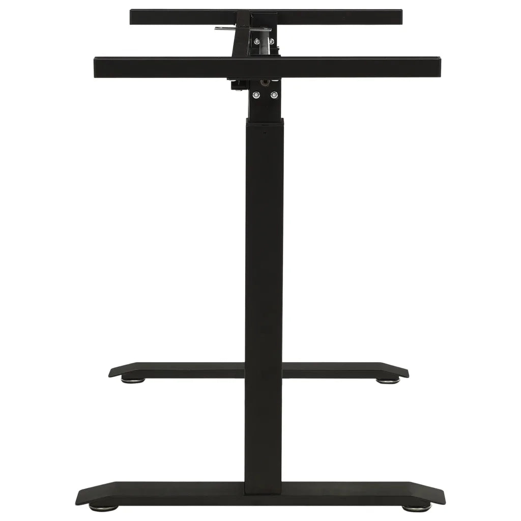 Telaio Scrivania Altezza Regolabile Manuale a Manovella Nero CFW3181090