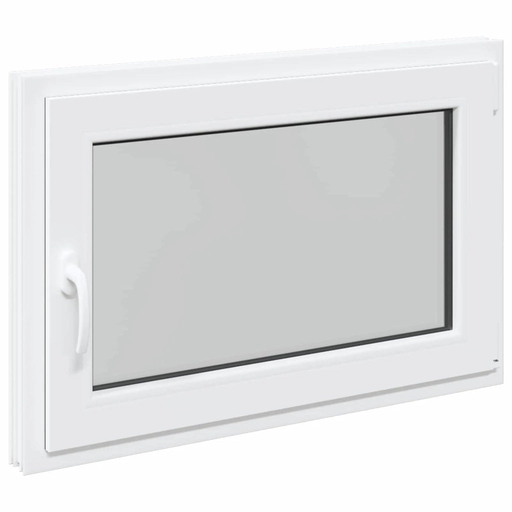 Finestra per Soffitta RISOR 90 x 70 cm PVC e Vetro Bianco CFW6246280