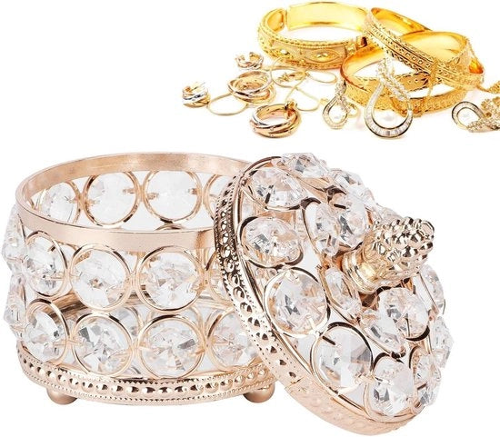 Decorazione da Camera con Decorazioni a Cristallo e Ornamenti a Diamante per Collane, Orecchini e Anelli