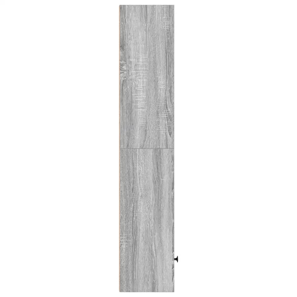 Libreria Grigio Sonoma 31x24x127 cm in Legno Multistrato 860351