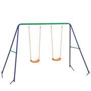 Altalena per Bambini con 2 Sedie ¨C zephmum ¨C Multicolor 90 kg