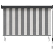 Tenda a rullo | Tenda avvolgibile Antracite e Bianco 120 x 250 cm
