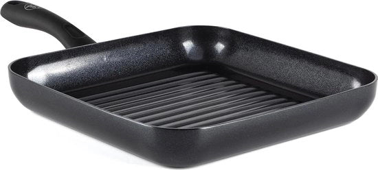 Panno per griglia 28 cm/4,3L Rosso - Induttivo e lavabile in forno a microonde - Smalto salutare antiaderente - Senza PFAS Diamond