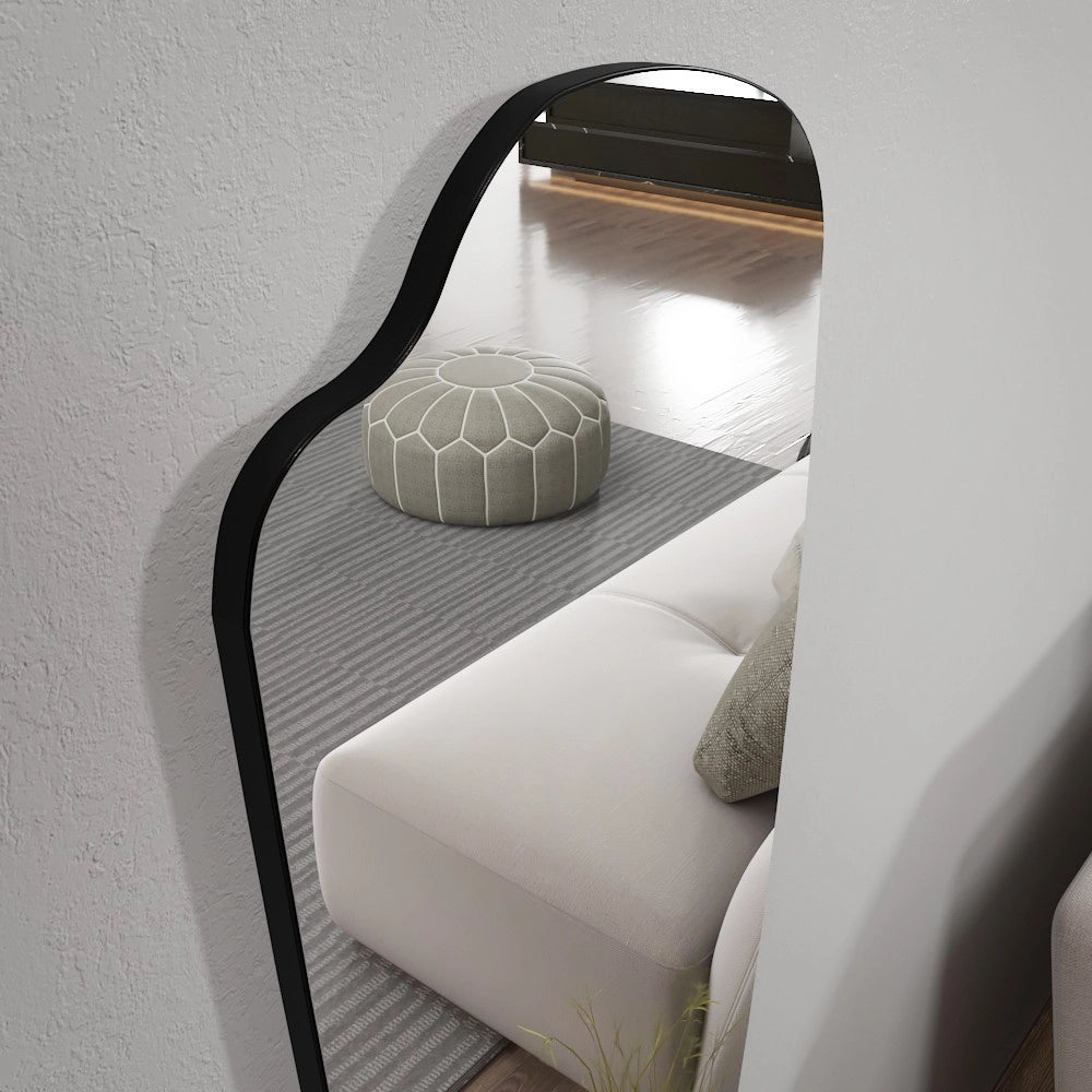 Specchio psichico in legno "Reos" - 40 x 120 cm - Trasparente