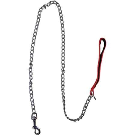 GUINZAGLIO PER CANI CON CATENA IDEAL STAR 25 mm x 120 cm - IDEAL STAR