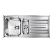 CM Atlantic 100 x 50 2V welded bowl Lavello montato su piano Rettangolare Acciaio inossidabile