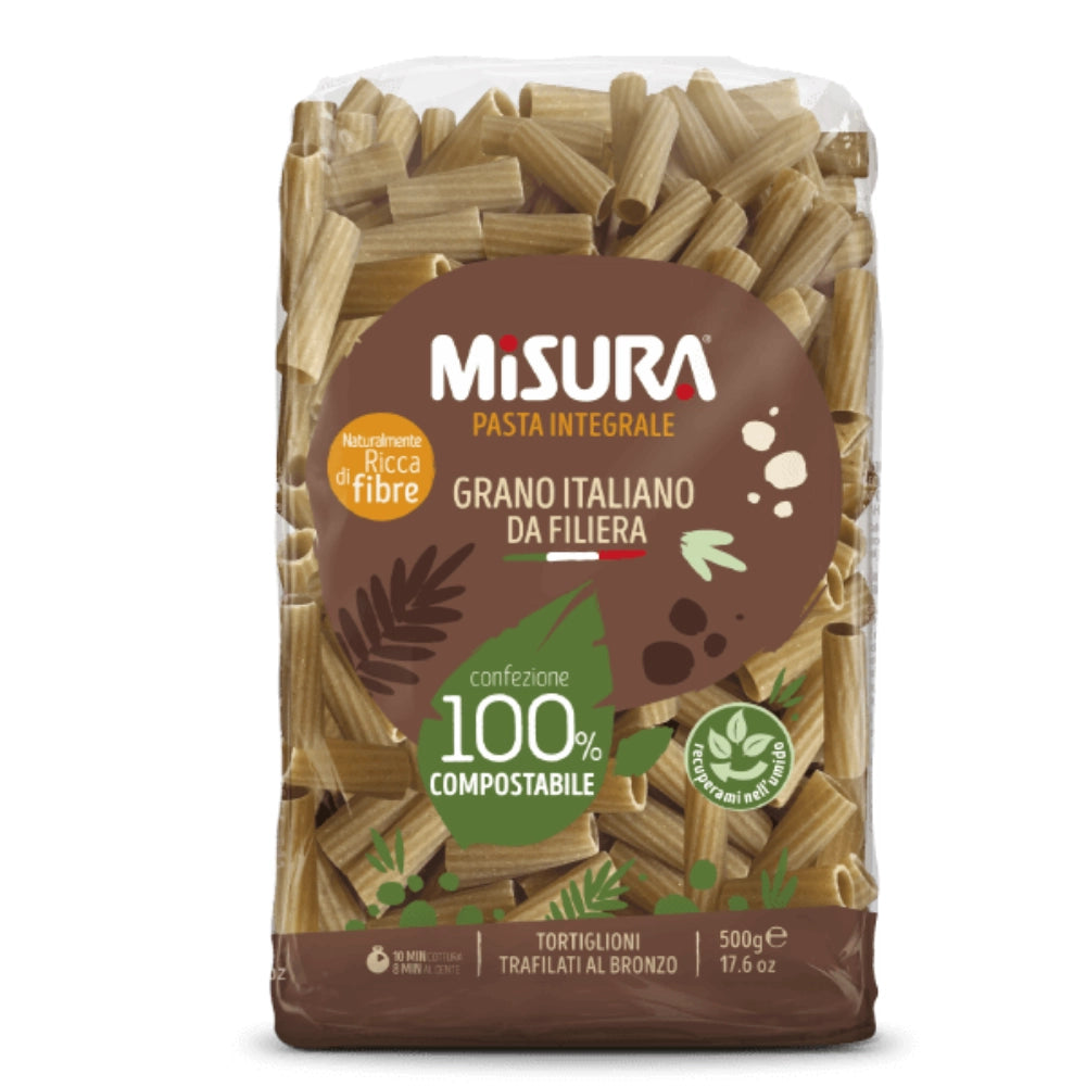 Misura fibrextra tortiglioni pasta integrale confezione da 500 grammi