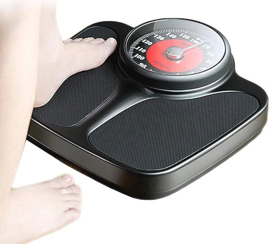 Scalino personale con piattaforma leggibile e disco di lettura meccanico, massimo 160 kg