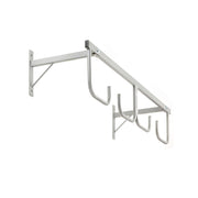Andrys Espositore Porta Copertoni Bici a Parete - 4 Posti Verniciato Grigio