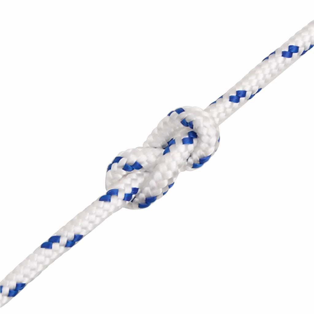Corda multiuso 5 mm 25 m Bianco e Blu PP 150 kg Carico massimo 3473153