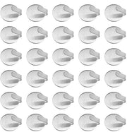 Hanger Mini a Viti 30 pezzi - Acciaio Inossidabile - Autoadesivo - Ganci a Sfera - Per Piccoli Oggetti - Resistente alla Corrosione - Hanger da Parete