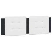 Cuscino Testiera Zadar Bianco e Nero 160 cm in Similpelle CFW4814410