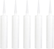 Tubi di sigillatura 300 ml - Tubi di plastica riciclabili - Riempibili con pasta di fissaggio - Punta rimovibile - Adatto per uso professionale e fai da te - Ideale per riparazioni - Tubi di sigillatura per pareti