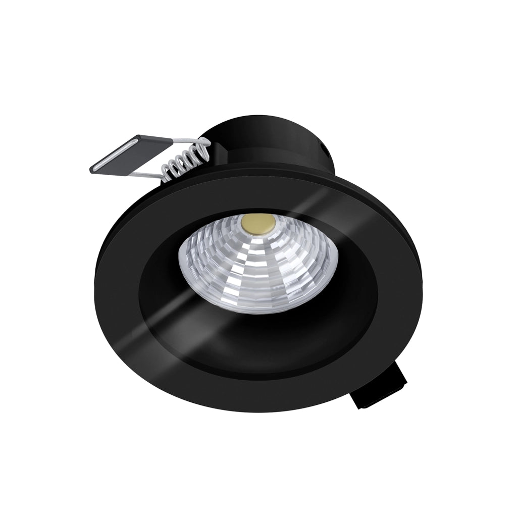 Faretto Ad Incasso Moderno Salabate In Alluminio Nero Led Integrato 6W 4000K