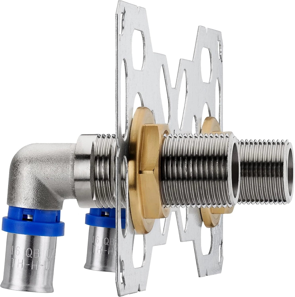 Giradischi doppia uscita Multistrato a crimpare Ø16 per doccia/vasca FIXSYSTEM