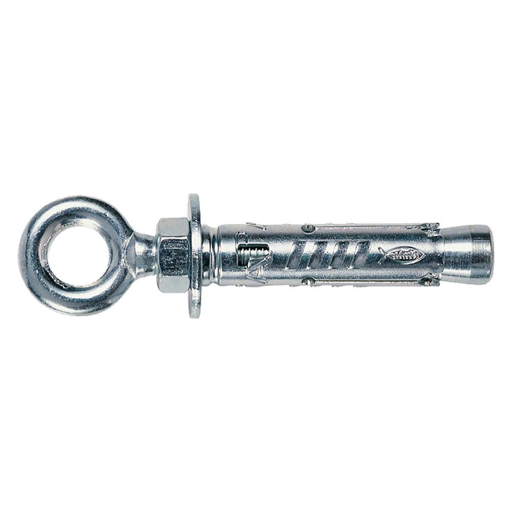 TASSELLO ACCIAIO CON OCCHIOLO 'TA M-O' TA M10O Ø 15 x  70 mm - M10 x 77- 25 pezzi  - FISCHER