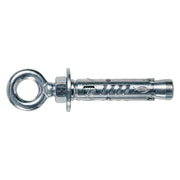 TASSELLO ACCIAIO CON OCCHIOLO 'TA M-O' TA M10O Ø 15 x  70 mm - M10 x 77- 25 pezzi  - FISCHER