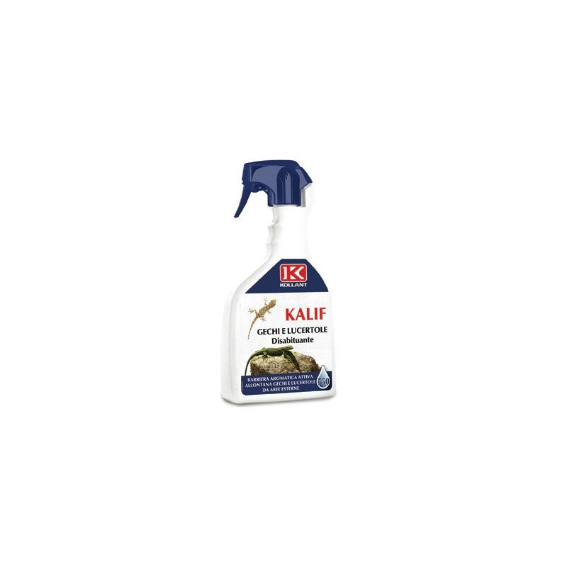 Repellente Kalif gechi e lucertole 750 ml – Barriera olfattiva naturale – Uso esterno