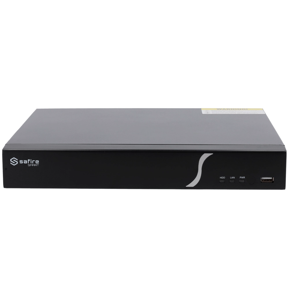 Videoregistratore NVR 4 Canali PoE 8mpx 4k Safire Smart