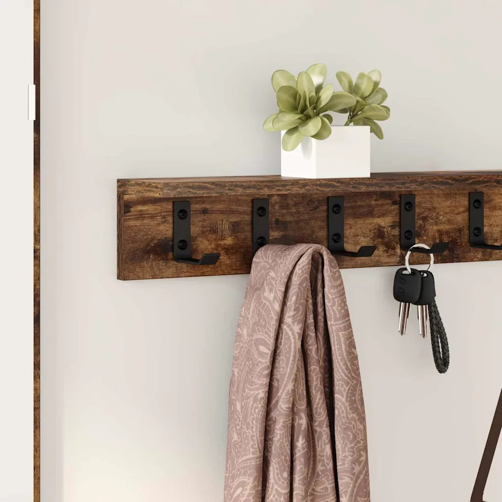 Appendiabiti a muro Rovere fum¨¦ 100 x 10,5 x 10,5 cm CFW2578033