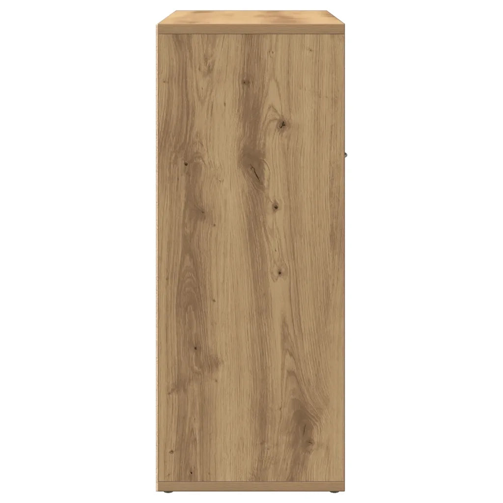 vidaXL Credenza Rovere Artigianale 60x30x75 cm in Legno Multistrato
