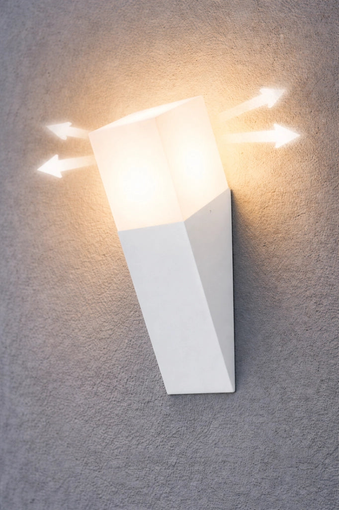 Applique da Esterno E27 Nero IP44 Lampada Parete Moderna Diffusore Opaco 12W Max Illuminazione Giardino Ingresso Facciata