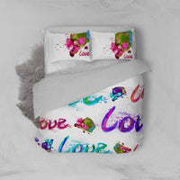 Copripiumino Matrimoniale Stampa sul Sacco e Federe Kio614