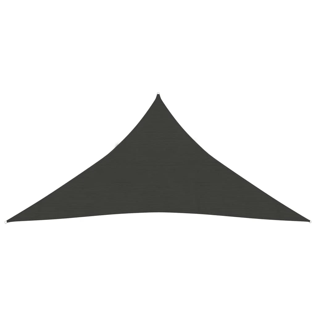 Vela ombreggiante/ombrellone 160 g/m² 3 x 4 x 4 m HDPE antracite 02_0008924