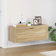 Scarpiera a Muro Rovere Sonoma 100x35x38cm in Legno Multistrato cod mxl 50481