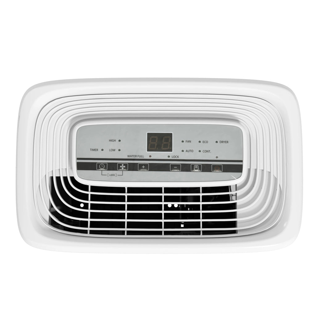 Deumidificatore Elettrico Silenzioso 12L/Giorno 4 Modi 2 Velocit¨¤ ¨C zephmum ¨C 29x18x49 cm Bianco