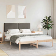 Letto con Testiera Rivestita Talpa 150 x 200 cm Pino massello 877902