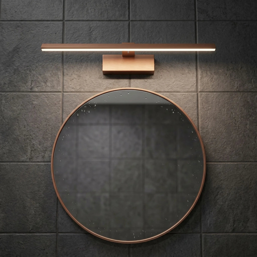 Applique Da Bagno Led Swe013-1w 43cm Brush Copper