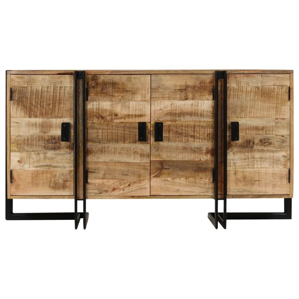 Buffet credenza mobiletto consolle mobile contenitore legno massello di mango 150 cm 4402145