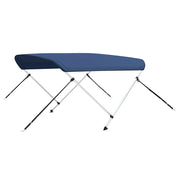 Bimini di Prua con Tendalino a 2 Archi Blu Marino 150x120x110cm CFW8949949