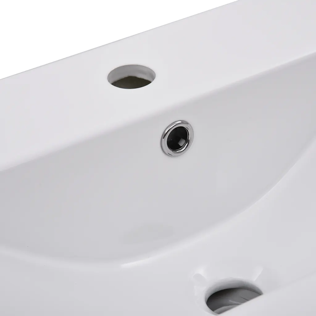 Lavabo da Incasso 61x39,5x18,5 cm in Ceramica Bianco 145061