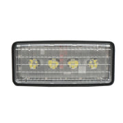 Proiettore LED rettangolare 140x60mm John Deere codice OEM RE37450, R161288, VPM3732, VLC6114