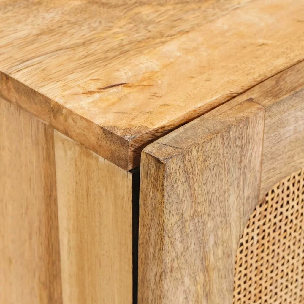 Credenza | Madia | Buffet da pranzo | Armadio da pranzo Marrone 40 x 33 x 75 cm Legno di mango massello