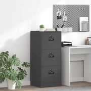 Armadio per File con cassetto Nero 45,5 x 42 x 106,5 cm 891616