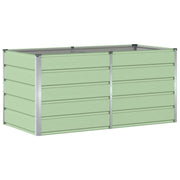 Fioriera | Cassetta per fiori | Vaso Verde 160 x 80 x 75 cm Acciaio