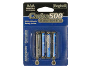 10cf pila ricaricabile carica 500 4 pz. ministilo 1,2v-800 mah. cod:ferx.vit31402
