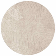 Tappeti per area | Tappeti a zone Rotondo PALMERAS Beige ? 160 CM Poliestere