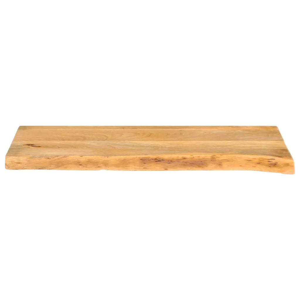 Piano Tavolo Bordi Vivi 70x20x2,5 cm in Legno Massello di Mango 370417