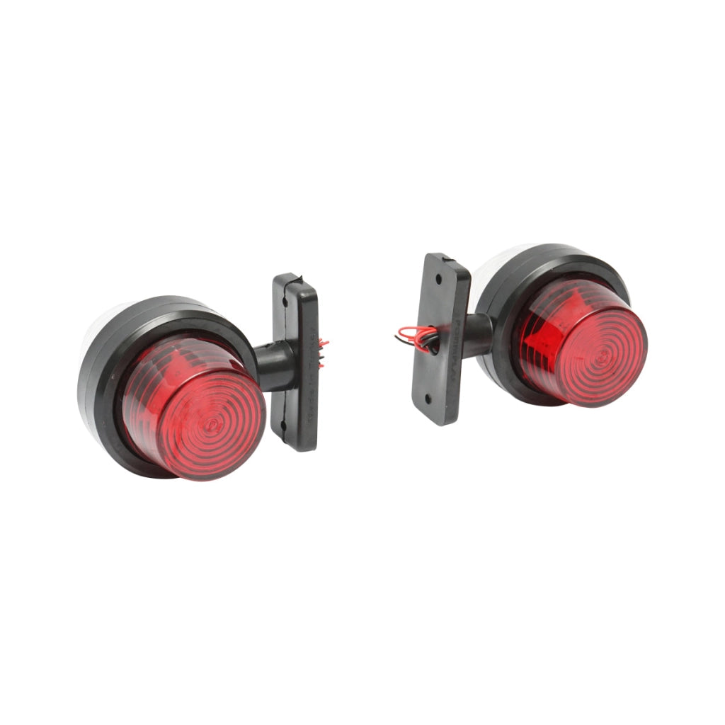Lampada di posizione a LED, rosso-bianco, 12-24V, Breckner Germany