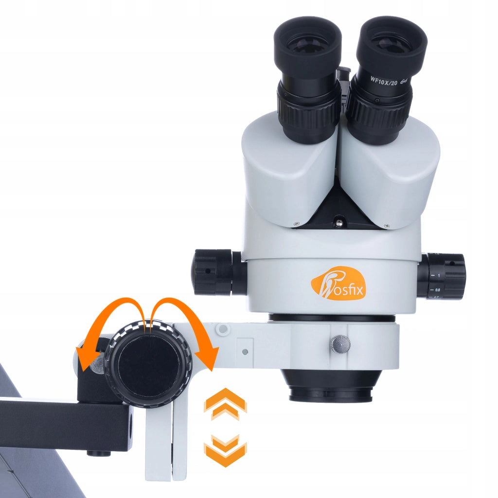 Mikroscopio Stereoscopico Trinoculare Neptune Pro MSNP-T-WDMS1 con Camera Puppis Pink PRO 51MP – Zoom 7x-45x, HDMI+USB
