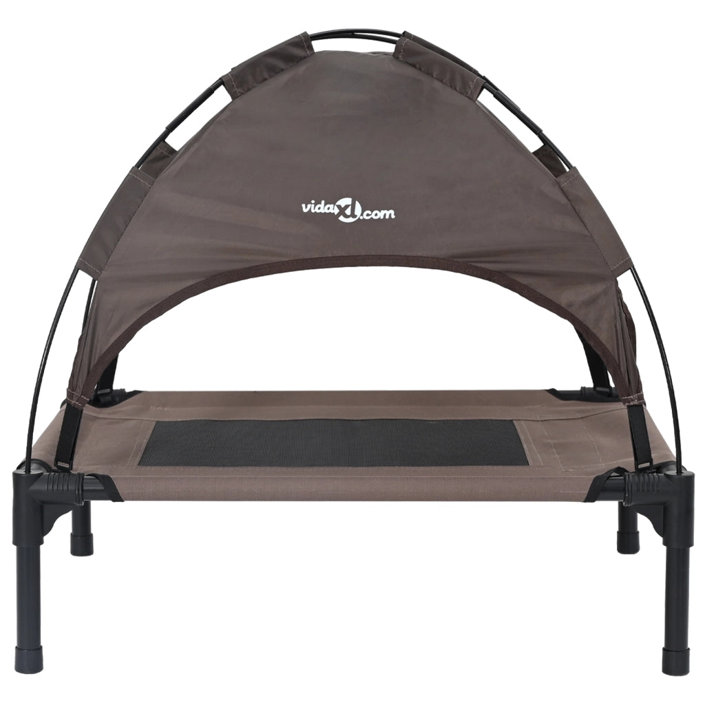 Letto rialzato per cani Marrone Metallo 76 x 62 x 70.5 cm