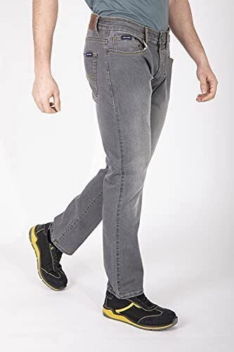 Rica Lewis 5430051 Cooler Fibreflex Pantaloni da Lavoro Stretch Tecnologia Coolmax colore Grigio
